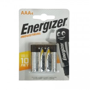 Батарейка AAA ENERGIZER LR03-4BL INDUSTRIAL, 1,5В