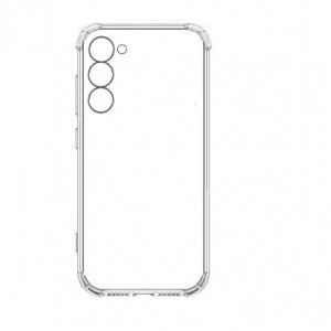 Накладка силиконовая противоударная тонкая с защитой камеры для Tecno Spark 40 Pro, прозрачный