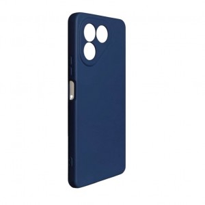 Накладка силиконовая soft touch 2mm для Tecno Pova 7 (4G)/Pova 7 Neo (4G), синий