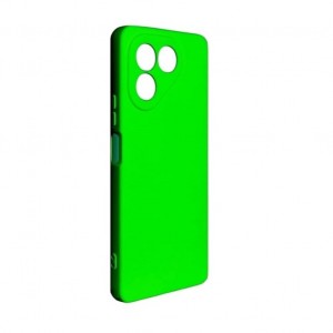 Накладка силиконовая soft touch 2mm для Tecno Pova 7 (4G)/Pova 7 Neo (4G), салатовый