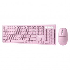 Комплект клавиатура+мышь мультимедийный Smartbuy 105AG розовый (SBC105AGP)