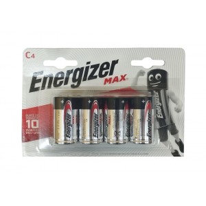 Батарейка C ENERGIZER R14-4BL Max, 1.5В