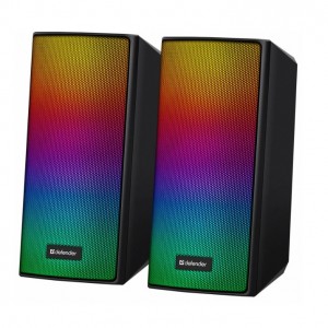Акустическая 2.0 система DEFENDER Spitfire 6Вт, BT/light, питание от USB