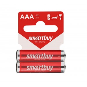 Батарейка AAA SmartBuy R03-2SB, 1.5В, с подвесом