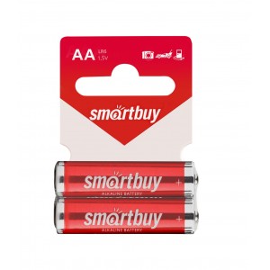 Батарейка AA SmartBuy R06-2SB, 1.5В, с подвесом