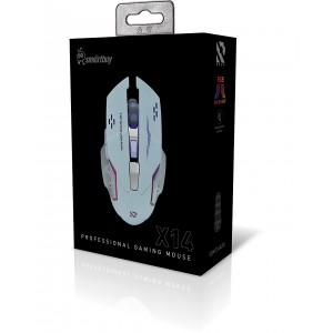 Мышь игровая беспроводная Smartbuy RUSH X14 белая (SBM724AGW)/40