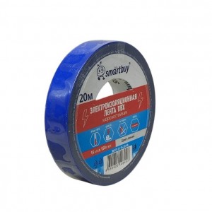 Изолента Smartbuy Pro, 0.15х15мм, 20 метров, синяя (SBE-IT-15-15-20-db)