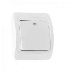 Выключатель 1-клавишный 10А белый "Марс" (SBE-02w-10-SW1-0)