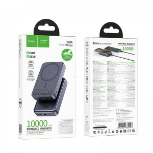 Аккумулятор внешний HOCO J160A, 10000mAh, PD20W, QC3.0, цвет: черный