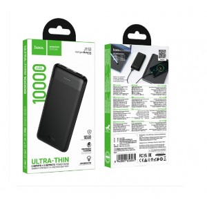 Аккумулятор внешний HOCO J153, Stability, 10000mAh, цвет: чёрный