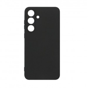 Накладка силиконовая soft touch 2mm для Samsung Galaxy S25 FE, черный