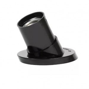 Патрон карболитовый настенный, Е27, черный, наклонный (SBE-LHB-w-E27)/200