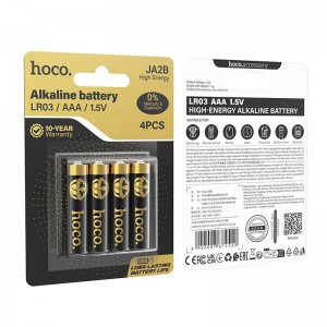 Батарейка AAA Hoco LR03-4BL JA2B, Alkaline battery 1,5В