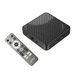 Perfeo SMART TV BOX "LOGIC 2/16",Allwinner H313,Android 10, 2Gb/16Gb,Пульт Bluetooth (С)