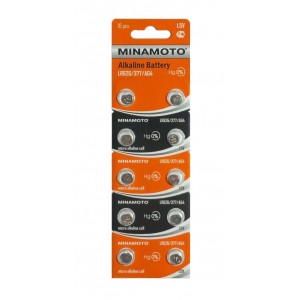 Батарейка MINAMOTO AG4-LR626-10BL, 1.5В