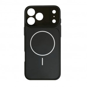 Накладка силиконовая magnetic wireless для iPhone 17 PRO MAX, черный