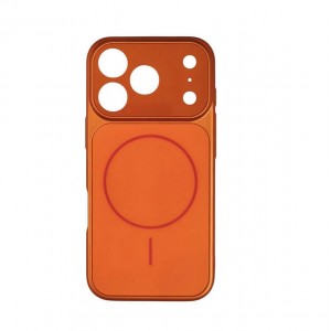 Накладка силиконовая magnetic wireless для iPhone 17 PRO, оранжевый