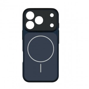 Накладка силиконовая magnetic wireless для iPhone 17 PRO, темно-синий
