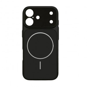 Накладка силиконовая magnetic wireless для iPhone 17, черный