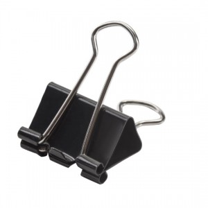 Зажимы для бумаг STAFF EVERYDAY, КОМПЛЕКТ 12 шт, 32 мм, на 140 листов, черные, карт.кор.,