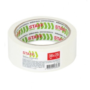 Клейкая лента малярная креппированная 38мм x 25м, STAFF,
