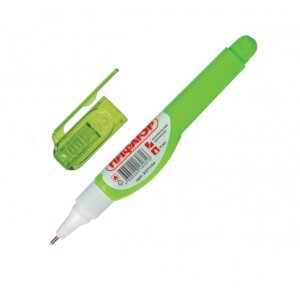 Ручка-корректор ПИФАГОР, 4 мл, металлический наконечник,