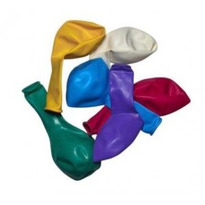 Шары воздушные 25 см,  "ЯРКИЕ ЦВЕТА", ассорти, BRAUBERG KIDS,