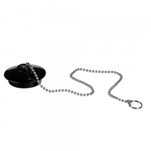 Пробка для ванны с цепочкой 29см тм VETTA, резина, d4см