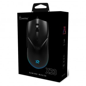 Мышь игровая проводная Smartbuy RUSH X33 черная (SBM733GK)