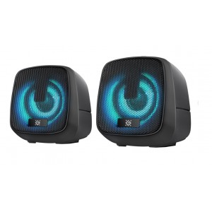 Акустическая 2.0 система Defender J2 6Вт, подсветка, питание от USB