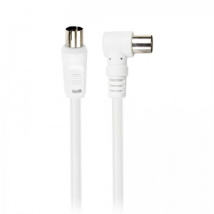 Антенный кабель Smartbuy, разъемы M-F, угловой разъем, длина 3,0 м (K-TV123)/20