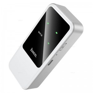 Портативный Wi-fi роутер Hoco HI42 (4G), цвет: белый
