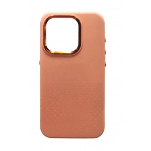 Накладка magnetic wireless с бархатом внутри для iPhone 16 Pro "антиотпечатки", оранжевый
