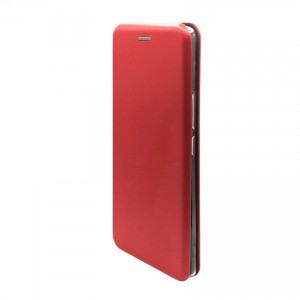 Чехол книжка на силиконовой основе и магните для Samsung Galaxy A57 (5G) Book, с округленными краями, красный