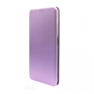 Чехол книжка на силиконовой основе и магните для Samsung Galaxy A57 (5G) Book, с округленными краями, светло-фиолетовый