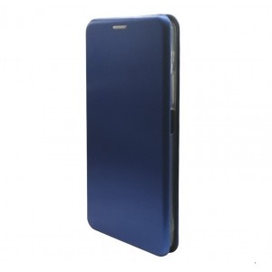 Чехол книжка на силиконовой основе и магните для Samsung Galaxy A57 (5G) Book, с округленными краями, синий