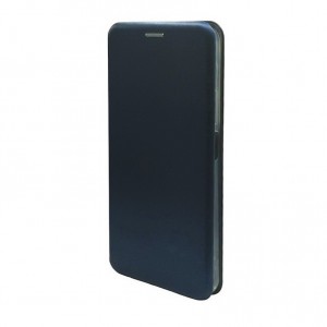 Чехол книжка на силиконовой основе и магните для Samsung Galaxy A57 (5G) Book, с округленными краями, темно-синий