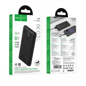Аккумулятор внешний HOCO J172, 10000mAh, цвет: чёрный