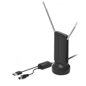 Антенна комнатная Live-Power ANT05 для цифрового ТВ с усилителем 15дБ