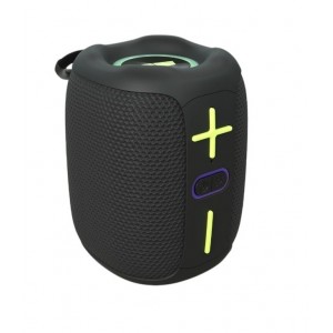 Колонка портативная More Choice BS33, блютус (Bluetooth) 5.3 8Вт 1200мАч с подсветкой, цвет: черный