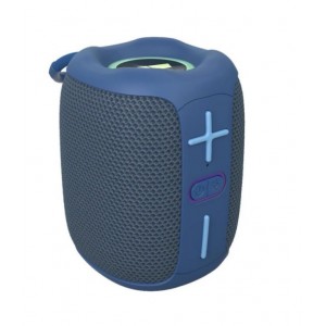 Колонка портативная More Choice BS33, блютус (Bluetooth) 5.3 8Вт 1200мАч с подсветкой, цвет: синий