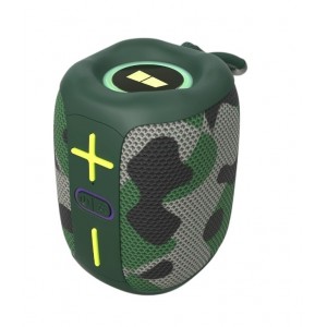 Колонка портативная More Choice BS33, блютус (Bluetooth) 5.3 8Вт 1200мАч с подсветкой, цвет: хакки