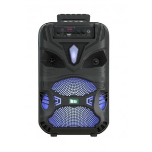 Колонка беспроводная More Choice BK9C, блютус (Bluetooth) 5.1 60Вт 1800мАч с проводным микрофоном, цвет: черный