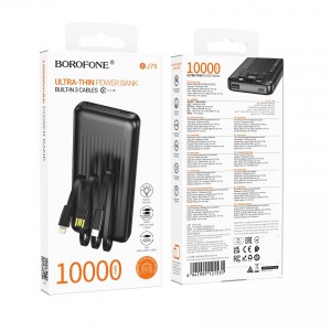 Аккумулятор внешний Borofone BJ79, 10000mAh, цвет: чёрный
